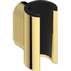 hansgrohe Porter Fine - Supporto doccia, Supporto doccetta per flessibili doccia con dado conico, Supporto soffione doccia, oro lucido, 28885990