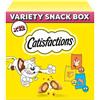 Catisfactions Snack per Gatto, Confezione mista con Pollo, Formaggio e Salmone, 1 Confezione (12 x 60 g)