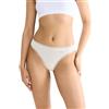 Sloggi Women's Go Crush - Perizoma C3P, Taglia XL, Colore: Bianco Seta, Confezione da 3, Bianco Seta., XL