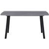Dimo Quincy Tavolo Rettangolare Grigio Opaco Ceramica 150×85 cm