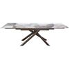 Dimo Tavolo Allungabile Tromso Marrone Ceramica 160-240 cm