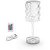 Aigostar Lampada da tavolo Led touch Gibus Diamond RGB 1W portatile a batteria ricaricabile USB Type-C Aigostar