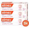 ELMEX Protezione Carie Plus Cura Completa 3x 75 ml