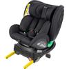 Bebeconfort EvolveFix Plus i-Size, seggiolino auto 360 girevole, 0-12 anni, 40-150 cm, seggiolino ISOFIX girevole, 10 posizioni del poggiatesta, Nero Nebbia