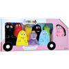 Jemini Box of 9 Barbapapa Plush Toys +/- 15 cm - JEMINI - Includes Barbapapa. Barbamama and their seven children.