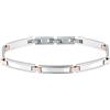 Sector No Limits Bracciale Uomo in Acciaio, Collezione BASIC, Idee Regalo Uomo