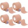 PYEUIFT 4 Pezzi Nastro per Dita Extra Forte, Nastro Sportivo Bianco, Nastro Sportivo Nastro per Benda Da Calcio Nastro per Dita Nastro per Benda - Forte Aderenza, Delicato Sulla Pelle (2,5/3,8cm*9m)