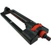 GARDENIX Precision Garden - Irrigatore a barra oscillante con portata regolabile e sistema di tubi ad attacco rapido, 16 ugelli, irrigazione per prato e giardino, nero