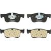 DELPHI Kit pastiglie freni Anteriore predisposto per visualizzazione avviso usura senza accessori LP3675 Compatibilità con CITROËN BERLINGO Furgonato B9, PEUGEOT Partner III Van K9 Rifter MPV