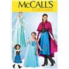 Mc Call McCall's Modelli di Vestiti per Bambini, Chiffon Georgette, Bianco, Kids [(3-4) - (5-6) - (7-8) - (10-12) - (14)]