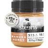 Steens Miele di Manuka - MGO 515+ - Puro Miele Manuka grezzo 100% certificato UMF 15+ - Invasettato e sigillato in Nuova Zelanda - Manuka Honey - 225 g