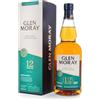 Glen Moray Whisky 12 Anni Speyside Single Malt Scotch Whisky Peated Malt Non-Chill Filtered 46,3% Vol 700ml Astucciato