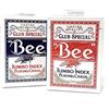 bee Supersavers Games: 2 mazzi carte da gioco Jumbo Casino Qualità, Rosso e Blu