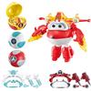 Super Wings S6 5 pollici trasformando Jett & Ball - ferro potere robot deformazione a figure di azione aereo Anime Kid Toys