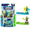 Akedo Leggende Powerstorm - Cofanetto duello 2 combattenti in miniatura e 2 controller di combattimento Shortout VS Sandtrap