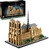 LEGO Architecture Notre-Dame de Paris, Kit Modellismo per Adulti da Costruire, Modellino di Monumento da Collezione, Gadget Regalo di Compleanno per Mamma, Papà, Amanti della Storia 21061