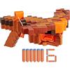 Nerf Minecraft Pillager's Crossbow Dart Blaster, 6 Freccette N1 compatibili Solo con Blaster Serie N, capacità 6 Freccette, età 8+