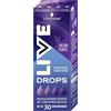 LIVE Schwarzkopf Live Color Drops Orchid Purple (30 ml), gocce di colore dosabili per un look personalizzato, tinta da miscelare con il balsamo, colorazione temporanea dura fino a 12 lavaggi