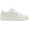Reebok Club C 85, Scarpe da Ginnastica Donna, CHALK/CHALK/LGTSAG, 36 EU