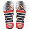 Havaianas Slim Nautical Donna FlipFlop White/Navy Blue 33 EU