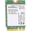 Plyisty Scheda WiFi Dual Band NGFF M.2 2.4Ghz 5Ghz 1200Mbps con BT 4.0, Ampia compatibilità, Protocollo Wireless 802.11a G N AC per LaptopAcer