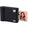 KODAK Mini 3 Era 4PASS Stampante Fotografica Portatile (7.6x7.6cm) (Fotografica Portatile + 8 Fogli inclusi, Nero)