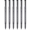 STAEDTLER 308 03-9 Pigment Liner Fineliner - Penna a punta fine da 0,3 mm, inchiostro nero, confezione da 6