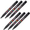 Faber-Castell POSCA - Set da 6 pennarelli acrilici PC-3M, nero