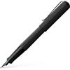 Faber-Castell - Penna stilografica Hexo Nero opaco, pennino M