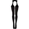 Franzoni Collant Svelatissime 100 Denari, Donna, Coprente, Sexy, Effetto Reggicalze Senza Cavallo, Panty Hose, Streap Panty - Made in Italy (Nero, 3/4)