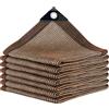 QHAIYYBF Tenda Ombreggiante Esterno,Teli ombreggianti 80% UV,Shade Net with Eyelets Shade Net Awning for Patio Pergola Balcony Auto Garden Plant Greenhouse Chicken Coop Outdoor3x6m