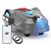 YARDCARE M800Plus Robot Tagliaerba Senza Filo Perimetrale, Posizionamento GPS + 3D Visione, Robot Tosaerba, Modalità di Taglio a U,800 m²,Ricarica Automatica, App, Rilevamento di 150 Ostacoli