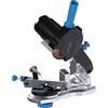 Güde GKS - Affilatrice per motosega da 108 l, 230 Volt, 85 Watt, 5000 giri al minuto, diametro disco 10,8 centimetri, angolo di affilatura fino a 35 gradi a sinistra e a destra, lampada da lavoro a