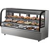 VEVOR vetrina refrigerata vetrina pasticceria 901 L, vetrina refrigerata commerciale a 4 livelli banco dolci banco freddo con illuminazione a LED