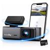 AutoSky 2K Dashcam Car Camera con WLAN G Sensor Loop Recording 32GB SD Card