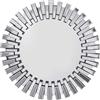Kare Design Specchio Da Parete Sprocket, Argento, Superficie Specchio Ø69Cm, Formato Xl, Stile Pop-Art, Tondo