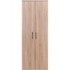 AVANTI TRENDSTORE Montanaro - Armadio multiuso in legno laminato con 2 ante a battente e 4 ripiani, disponibile in 3 colori diversi. Dimensioni LxAxP ca. 60x180x34 cm