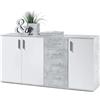 AVANTI TRENDSTORE Bea - Cassettiera/comó in Legno Laminato nella misura 160x84x35 cm, disponibile in diversi colori. Perfetto per soggiorni, ingressi o camere da letto