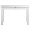 AVANTI TRENDSTORE - Colima - Tavolo da Pranzo, allungabile per 40 cm, in Legno Laminato, Disponibile in Diversi Colori ed in 4 Diverse Misure (120-160x76,5x70 cm, Bianco)