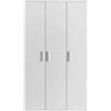 AVANTI TRENDSTORE - Premeno - Armadio multiuso in legno truciolare con 3 ante a battente e 6 ripiani. Dimensioni LAP ca. 95,6x167x33,4cm
