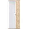 AVANTI TRENDSTORE - Talent - Armadio ad ante a battente, scarpiera in laminato quercia/bianco, dimensioni: LAP 70x176x35 cm