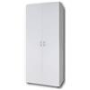 Stella Trading BASE, Armadio classico in 3 diverse dimensioni, versatile, ante a battente, bianco, 80 x 177 x 52 cm, L x A x P