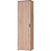 AVANTI TRENDSTORE Berbenno - Armadio multiuso in legno laminato con 1 anta a battente e 6 ripiani, disponibile in diversi colorazioni. Dimensioni LAP ca. 50x184x35cm