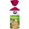Matt, Le Ratatouille, con Farina di Riso, di Mais e Mix di Verdure Selezionate, Senza Lievito né Glutine, A Basso Contenuto di Grassi, Snack Stuzzicante e Alternativo, Vegan, Confezione da 100 g