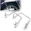 MKYOKO Supporto Per Portapacchi Per Borse Laterali Cromato Per Motocicletta Per Suzuki Intruder Volusia 800 Limited VL800Z 2003-2004 21 Cm Universale