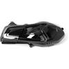 KJfghDH Scudo termico scarico Misura Per Vespa GTS300 GTV300 GTS GTV 300 Accessori Copertura Del Motore Lucida/Opaca Scooter Trasmissione Della Protezione(Bright black)