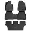 Element tappetini in gomma 3D premium su misura adatti per HYUNDAI Santa Fe, Mk 3 (III), 2013->, Fuoristrada 5 porte, 5 pezzi.