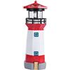 Tomotato IP65 Impermeabile Faro Luce Decorativa Solare Patio Pathway Faro Lampada Ornamento da Giardino Terrance Illuminazione A LED di Rotazione(Rosso)