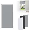 ACXIN Tenda a rullo oscurante Klemmfix senza fori, 120 x 160 cm, tenda avvolgibile termica per finestre, tenda avvolgibile per finestre e porte, protezione solare (grigio)