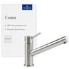 Villeroy & Boch Rubinetteria da cucina Villeroy & Boch Como, alta pressione, rubinetto da cucina con cartuccia in ceramica e ruotabile a 360°, miscelatore per lavello a risparmio idrico, altezza bocchetta 135mm